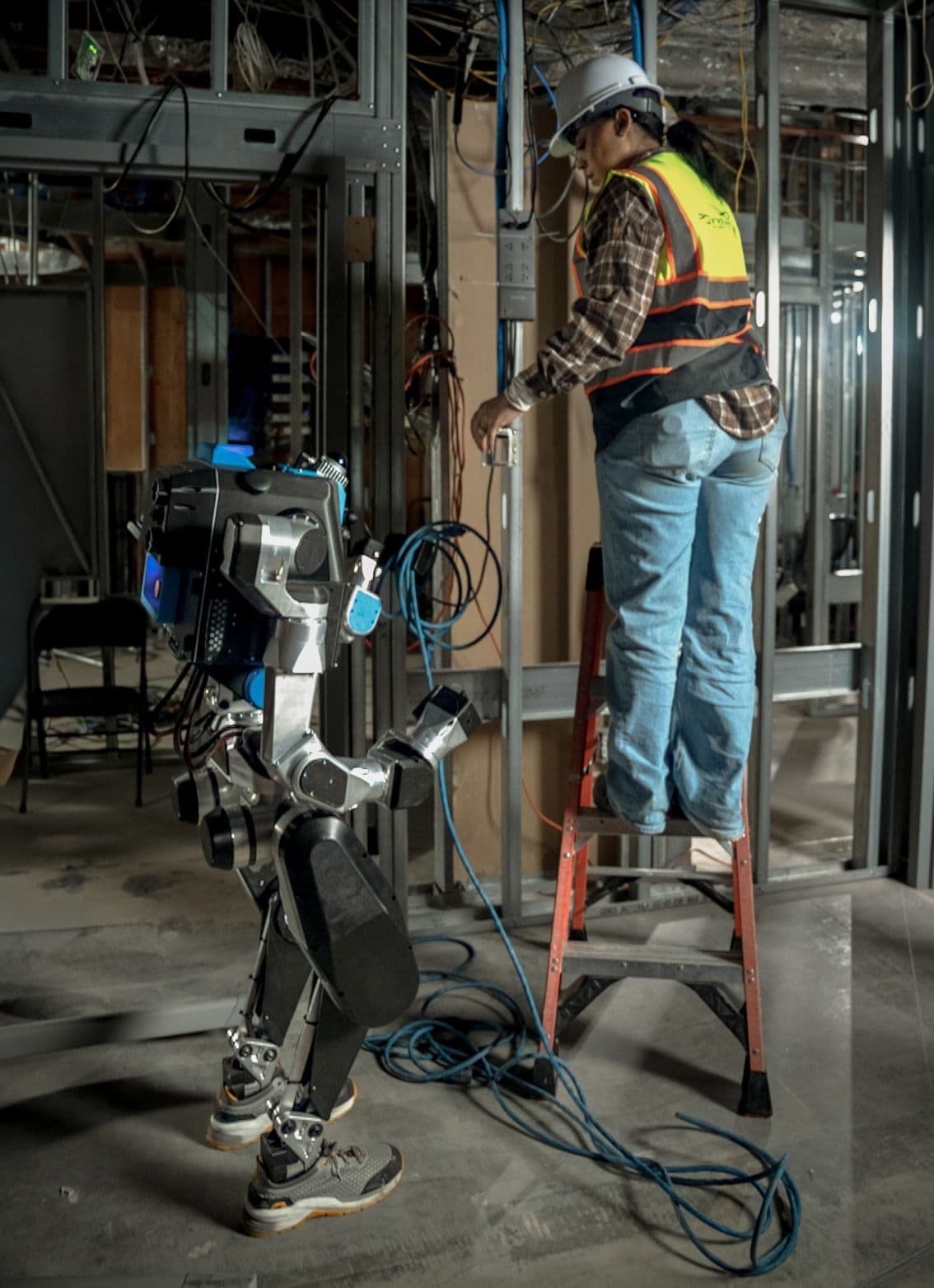 Operates remotely and autonomously alongside humans